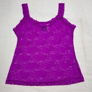 Frederick's of Hollywood Purple Lace Top